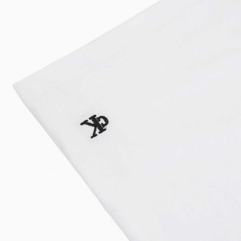 Pánske tričko Calvin Klein LV00NB4185 Crew Neck black w/ white emb/white w/ black e 7