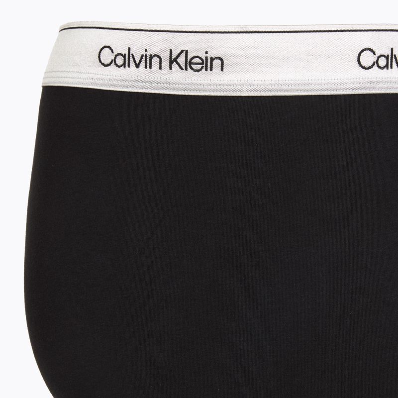 Pánske boxerky Calvin Klein LV00NB4731 Boxer Brief black w/ silver haze wbs 4