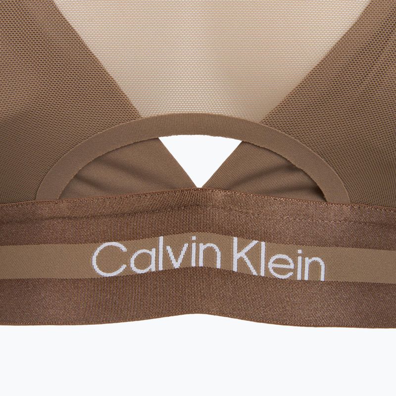 Podprsenka Calvin Klein LVGWF6K106 Icon Shine Low Support shitake 3