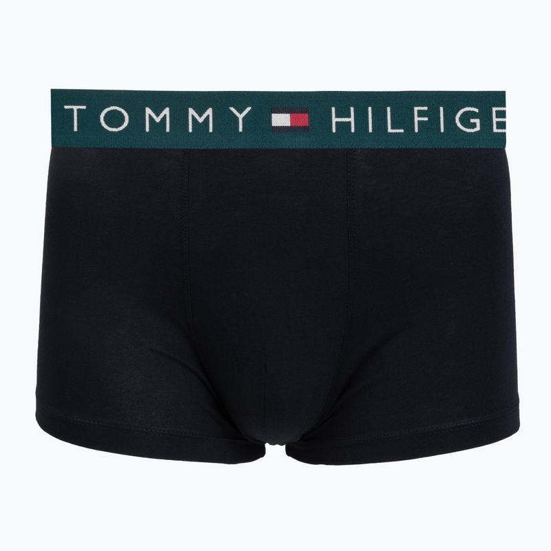 Pánske boxerky Tommy Hilfiger Trunk WB 3 pack nb//saf canvas/mnty grey/deep spru 2