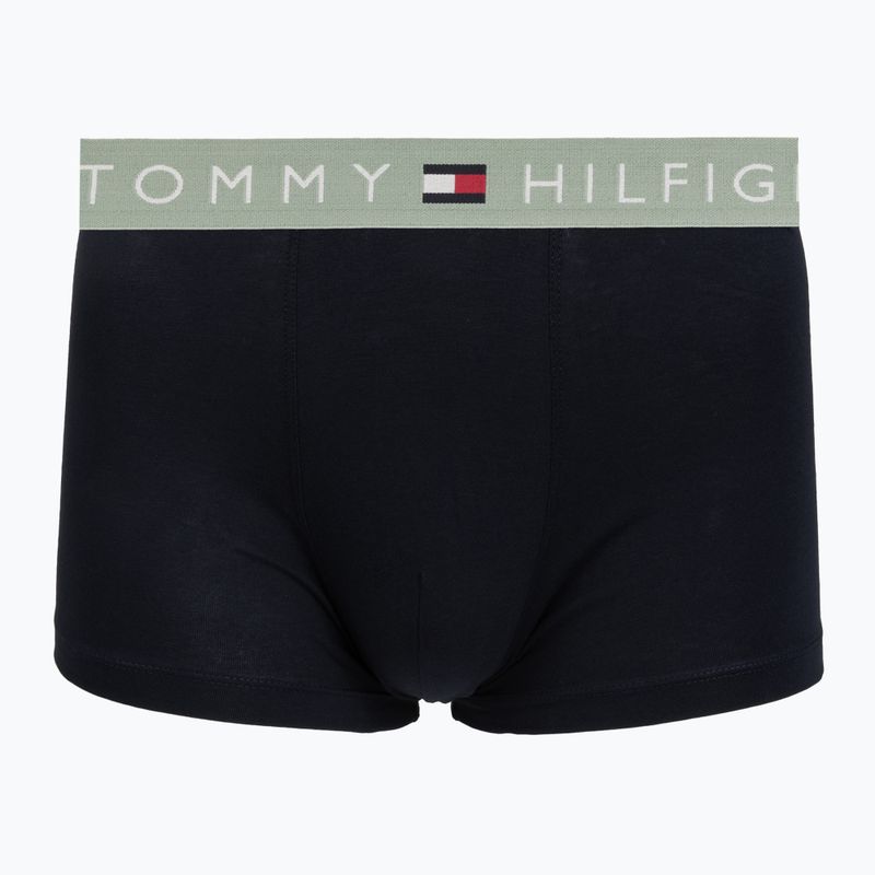 Pánske boxerky Tommy Hilfiger Trunk WB 3 pack nb//saf canvas/mnty grey/deep spru 4