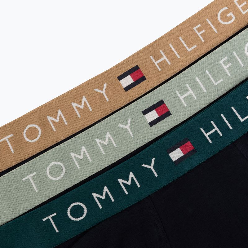 Pánske boxerky Tommy Hilfiger Trunk WB 3 pack nb//saf canvas/mnty grey/deep spru 6
