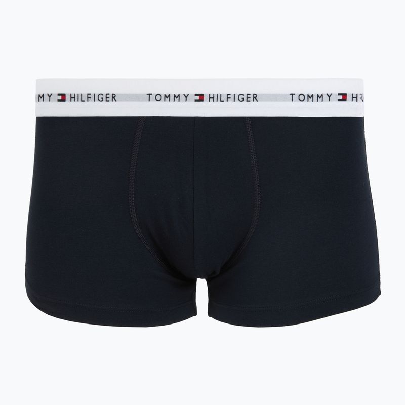 Pánske boxerky Tommy Hilfiger Trunk WB 3 pack nb//white/orna green/utility olive 2