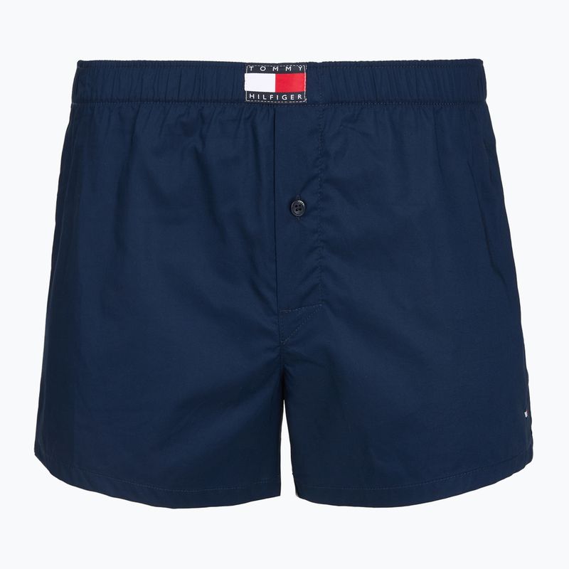 Pánske boxerky Tommy Hilfiger Woven Boxer Print 3 pack chambray flag/carb navy/c navy flag 2