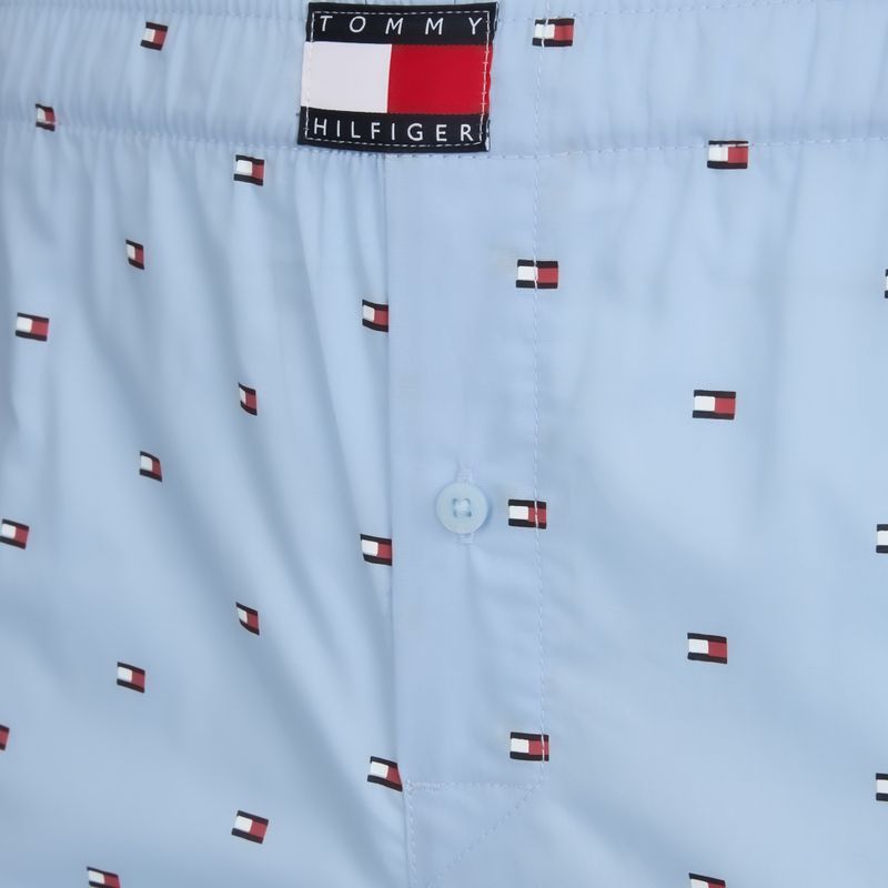 Pánske boxerky Tommy Hilfiger Woven Boxer Print 3 pack chambray flag/carb navy/c navy flag 7