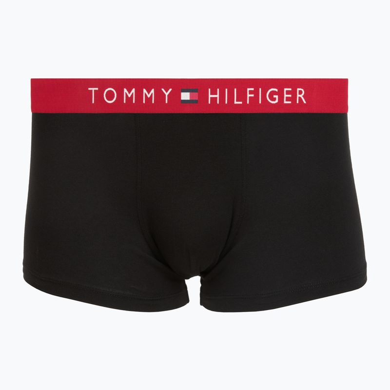 Pánske boxerky Tommy Hilfiger Trunk WB 3 pack medium red/rasp juice/burgundy 2