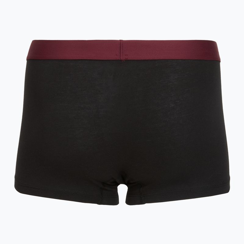 Pánske boxerky Tommy Hilfiger Trunk WB 3 pack medium red/rasp juice/burgundy 5