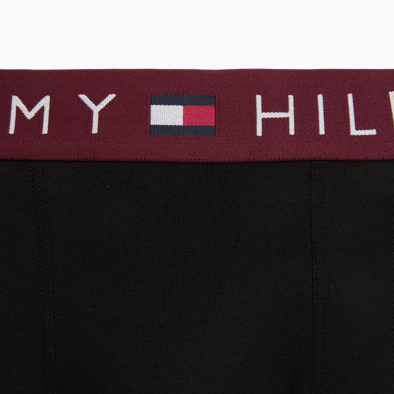 Pánske boxerky Tommy Hilfiger Trunk WB 3 pack medium red/rasp juice/burgundy 6