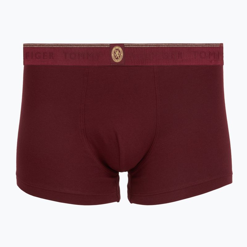 Pánske boxerky Tommy Hilfiger Trunk 3 pack navy blue/nocturnal green/burgundy 2