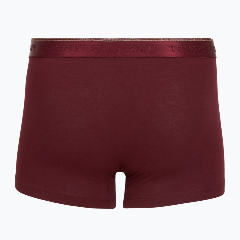Pánske boxerky Tommy Hilfiger Trunk 3 pack navy blue/nocturnal green/burgundy 5