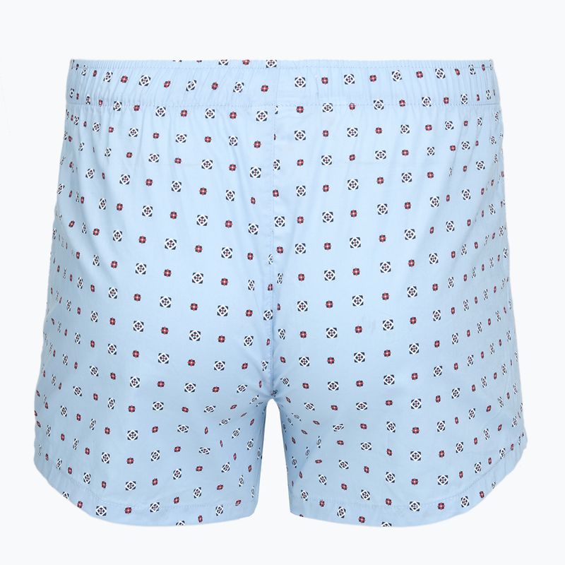 Pánske boxerky Tommy Hilfiger Woven Boxer Print 3 pack rwb foulard/med red/rwb w chck 5