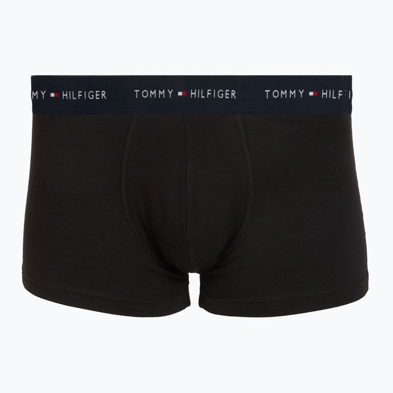 Pánske boxerky Tommy Hilfiger Trunk WB 7 pack black/whit/lava/sky blue/navy blue/ter red/ut ol 7