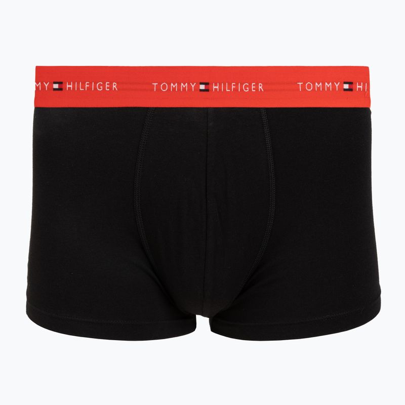 Pánske boxerky Tommy Hilfiger Trunk WB 5 pack black/fr red/bon pk/als green/no blue 3