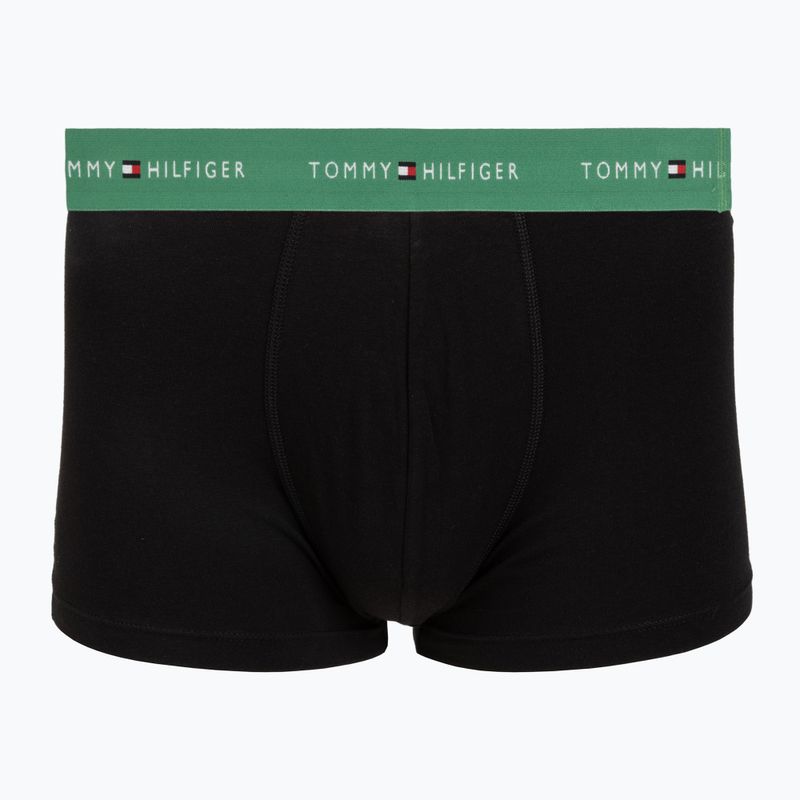 Pánske boxerky Tommy Hilfiger Trunk WB 5 pack black/fr red/bon pk/als green/no blue 5