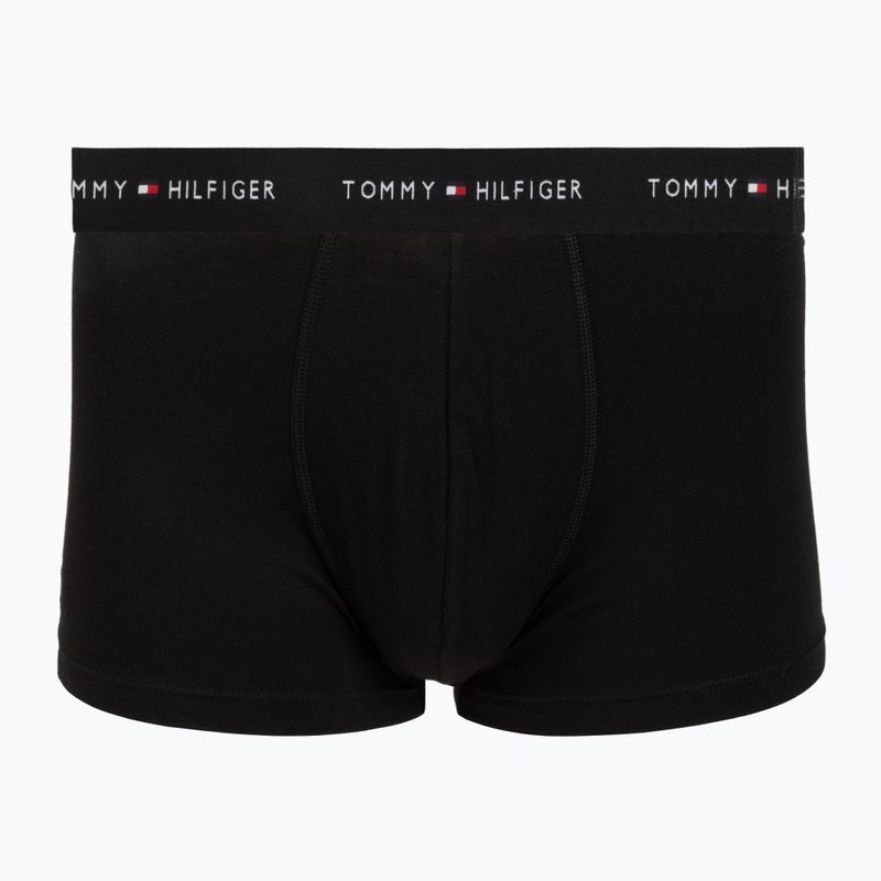 Pánske boxerky Tommy Hilfiger Trunk WB 3 pack utility sage/black/bonita pink 4
