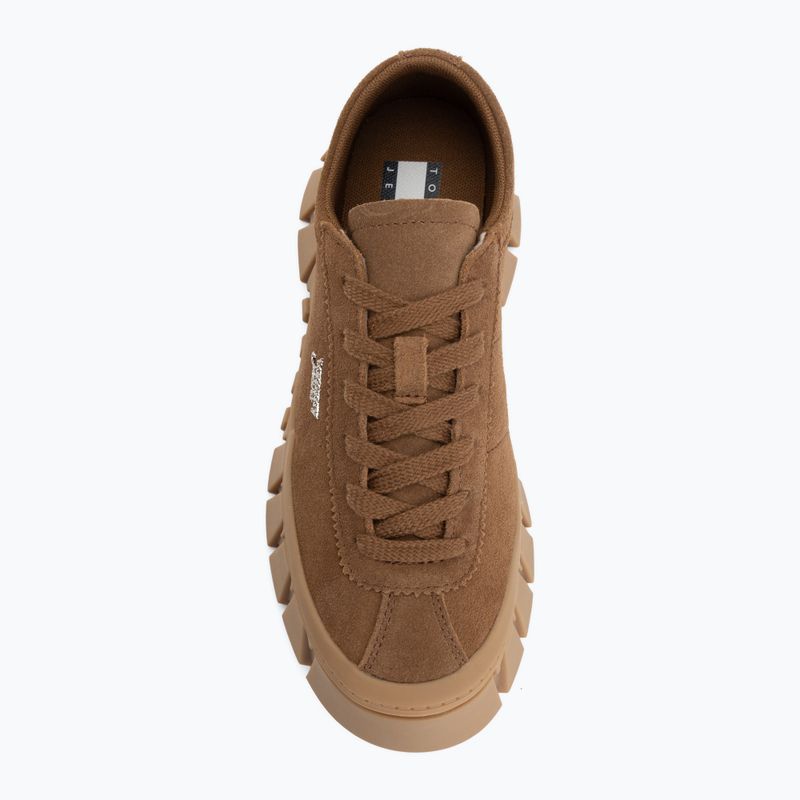 Dámske topánky Tommy Jeans Platform Sneaker Suede warm khaki 5