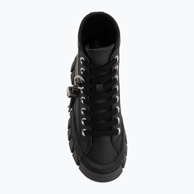 Dámske topánky Tommy Jeans Platform Sneaker Leather Mc black 5