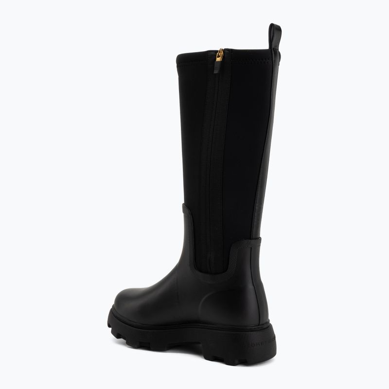 Dámske gumáky Tommy Hilfiger Stamp Warm Knee black 3