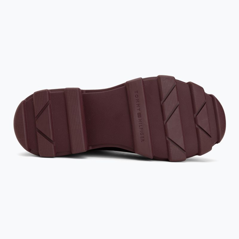 Dámske gumáky Tommy Hilfiger Stamp Warm Ankle oxblood 4