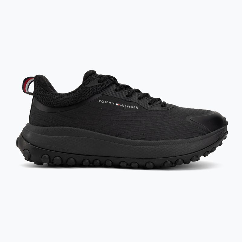Pánske topánky Tommy Hilfiger The Canyon X Knit triple black 2