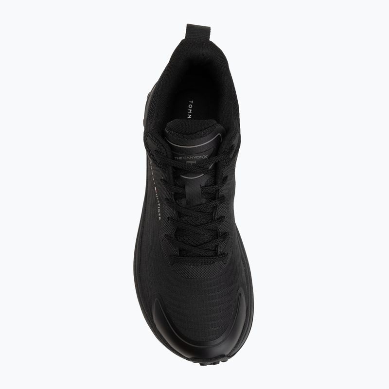 Pánske topánky Tommy Hilfiger The Canyon X Knit triple black 5