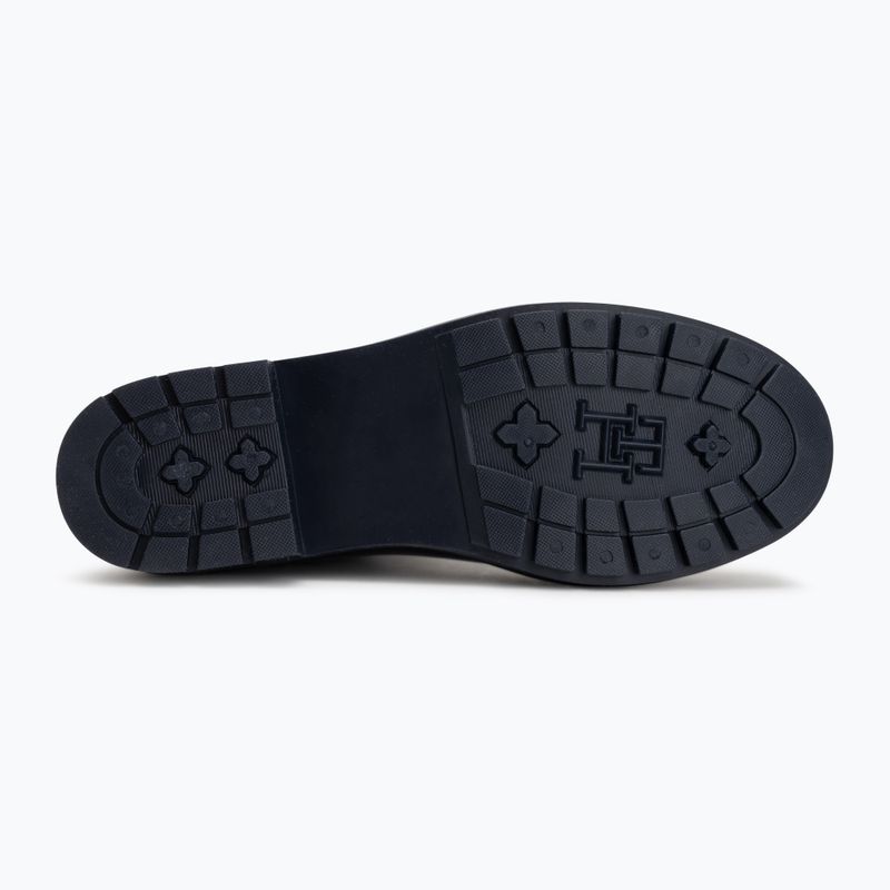 Dámske gumáky Tommy Hilfiger Buckle Glossy Ankle space blue 4