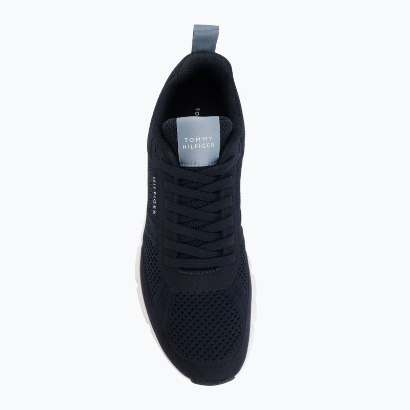 Pánske topánky Tommy Hilfiger Light Knitted navy blue 5