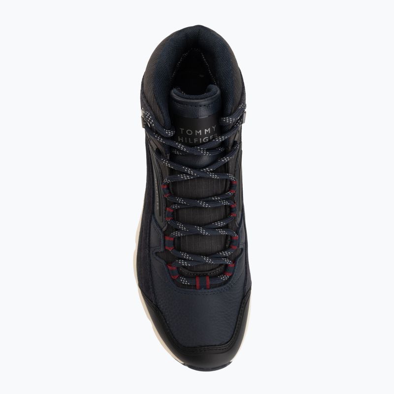 Pánske topánky Tommy Hilfiger Mix Chuk Waterproof navy blue 5