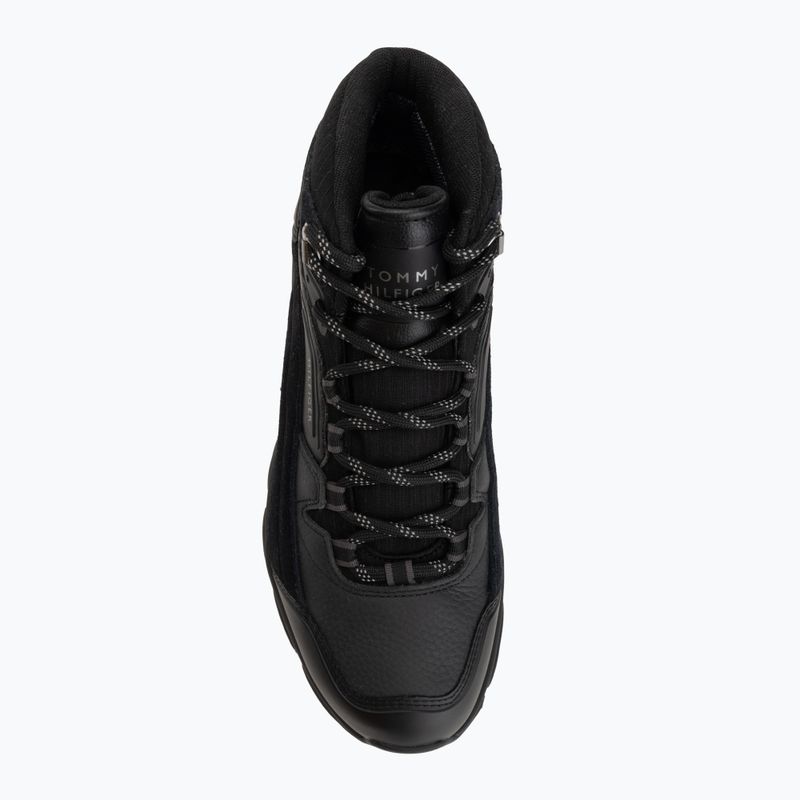 Pánske topánky Tommy Hilfiger Mix Chuk Waterproof triple black 5