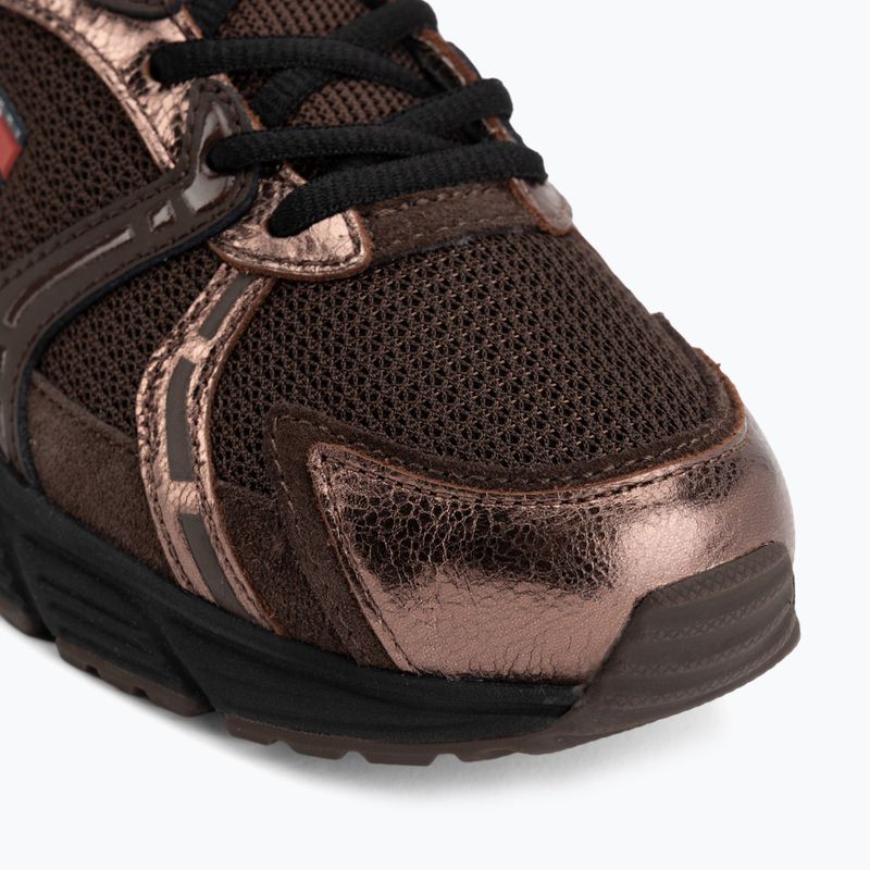 Dámske topánky Tommy Hilfiger TJW Modern Runner Metallics fondant brown 7