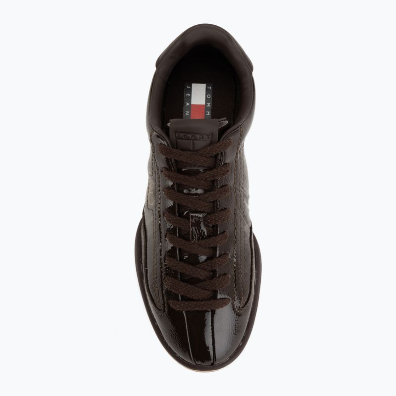 Dámske topánky Tommy Hilfiger Tj Low Runner Soft Naplak fondant brown 5