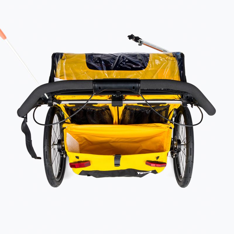 Dvojitý príves na bicykel Thule Chariot Sport žltý 10201024 4