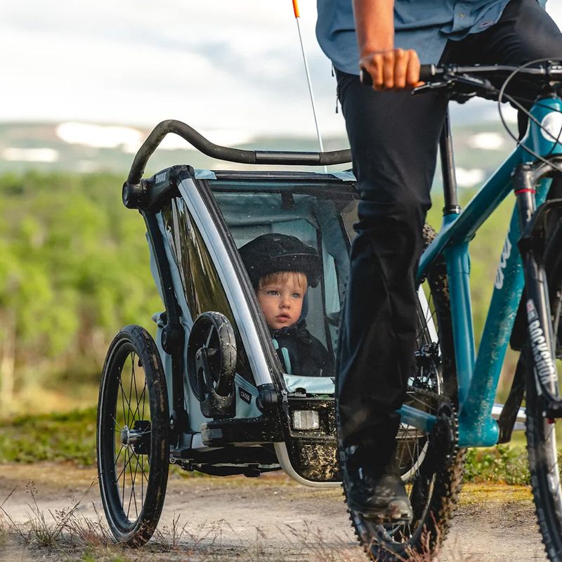 Dvojitý príves na bicykel Thule Chariot Cross modrý 10202023 8