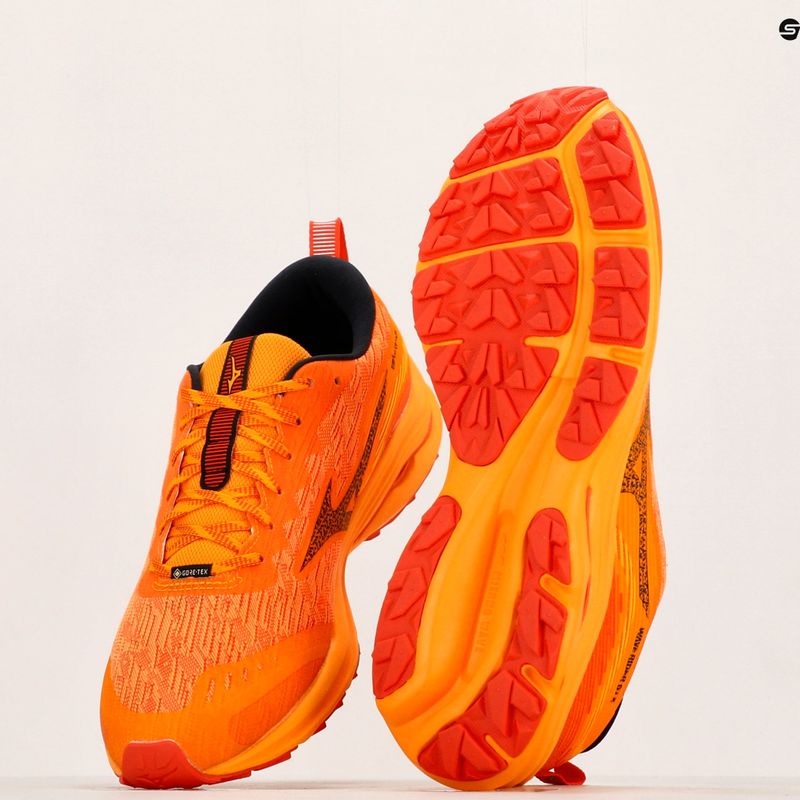 Pánska bežecká obuv Mizuno Wave Rider GTX zinnia/tigerlily/black 9