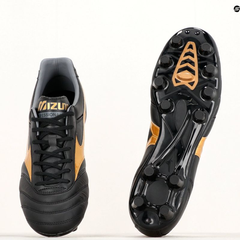 Mizuno Morelia II PRO MD pánske kopačky black/gold/dark shadow 15