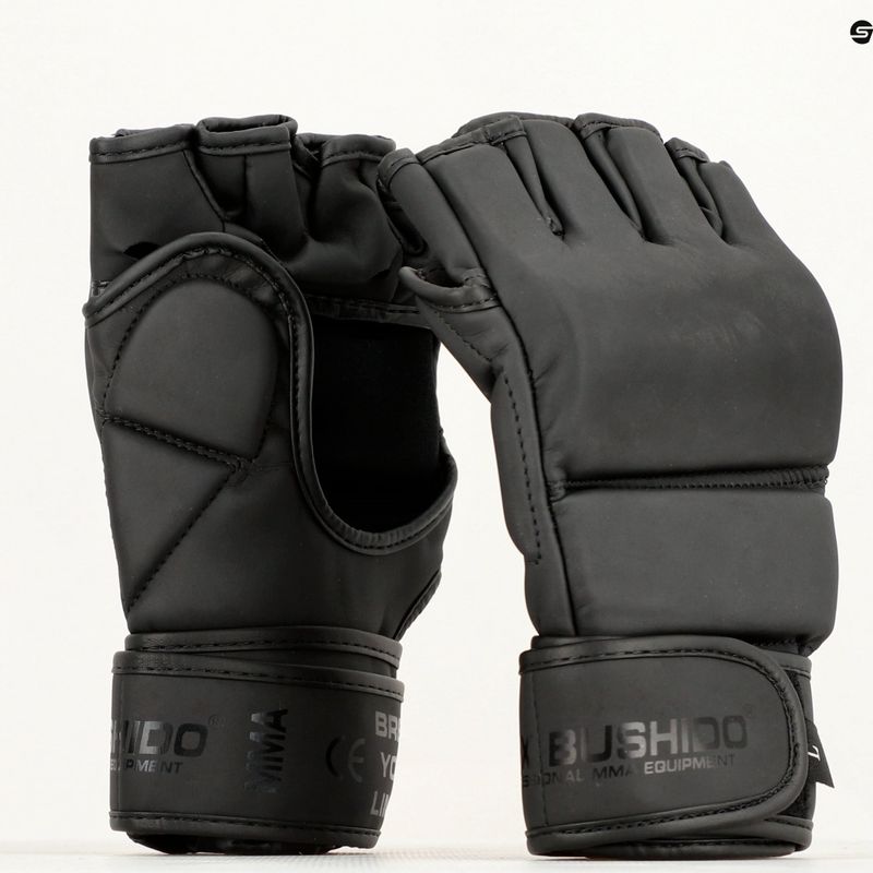 DBX BUSHIDO MMA grapplingové rukavice čierne 23