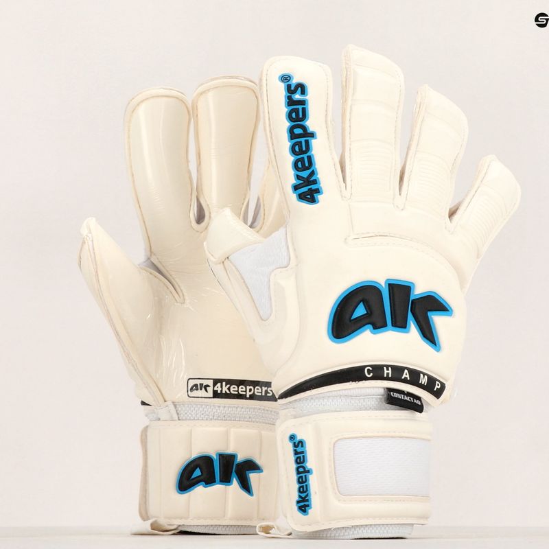 4Keepers Champ AQ Contact VI brankárske rukavice biele 5