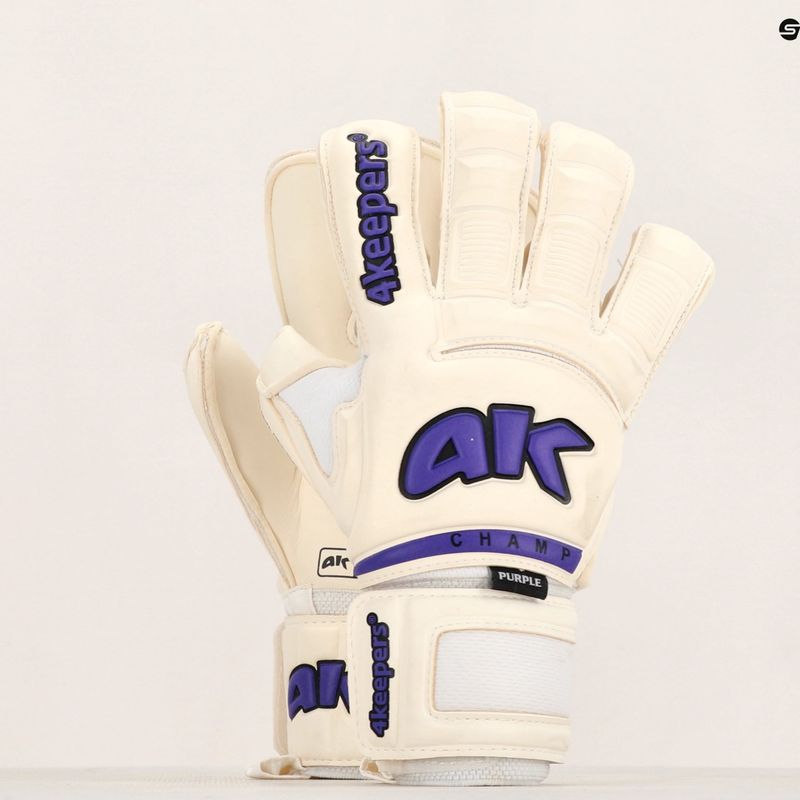 4keepers Champ Purple VI brankárske rukavice RF2G white 12