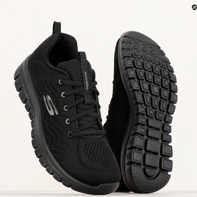 Dámska tréningová obuv SKECHERS Graceful Get Connected black 13