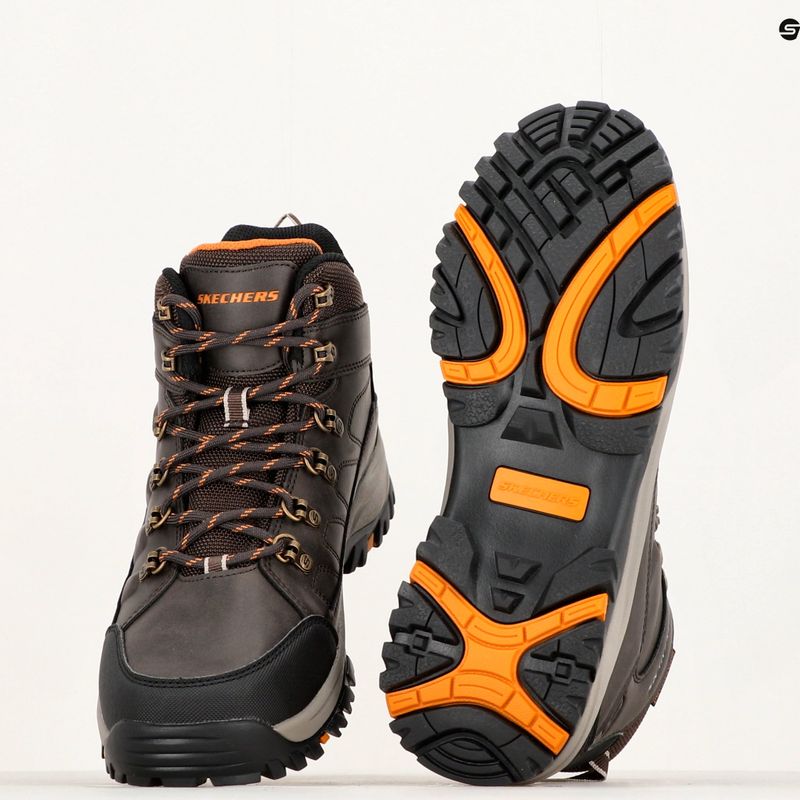 Pánska treková obuv SKECHERS Relment Dagget chocolate 14