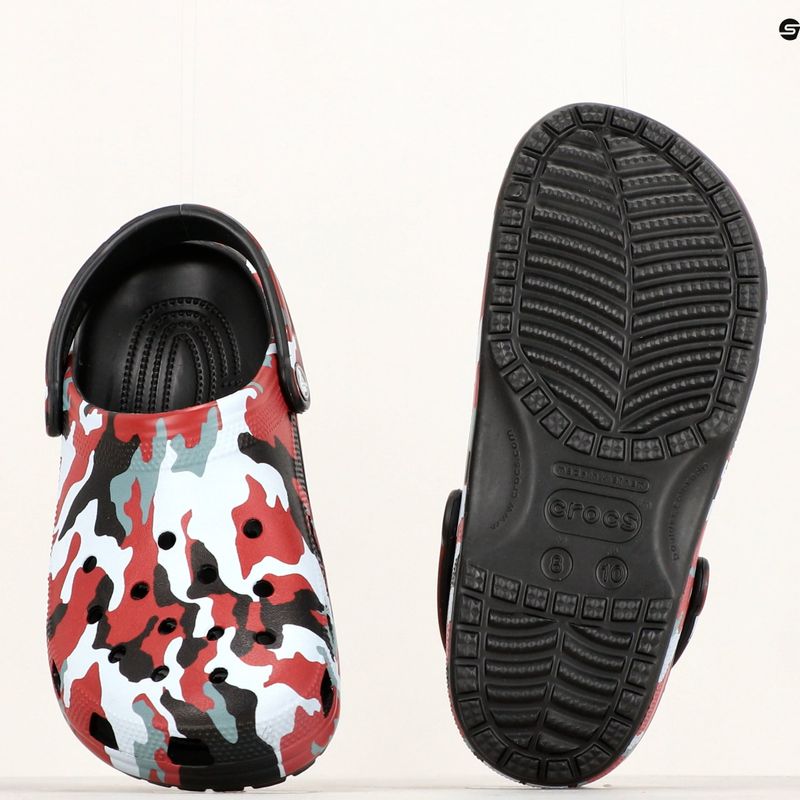 Žabky Crocs Classic Printed Camo Clog black/pepper 9
