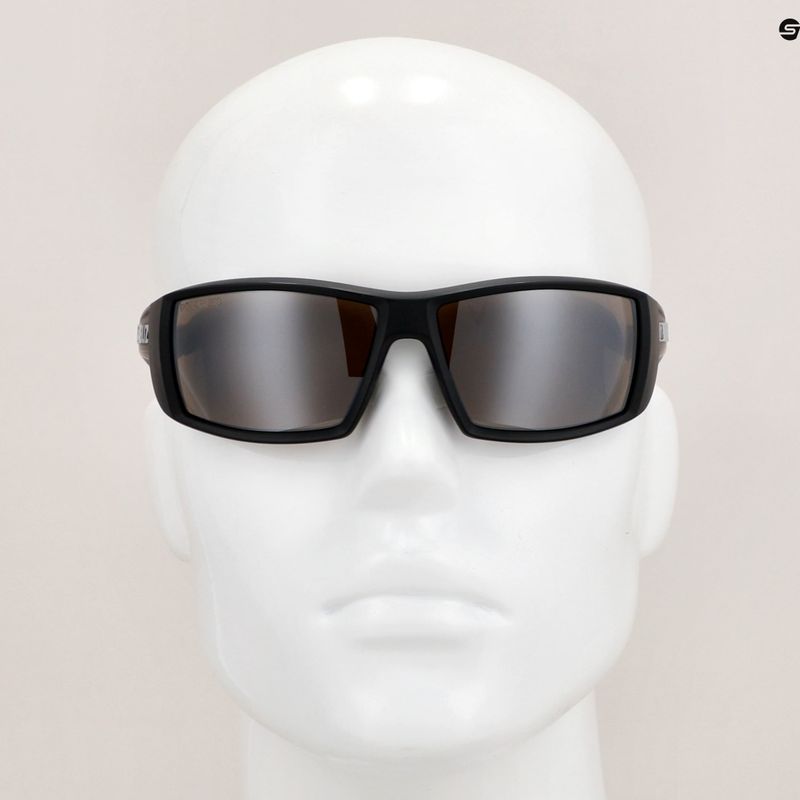 Cyklistické okuliare Bliz Drift Polarized S3 matné čierne/hnedé strieborné zrkadlo 9