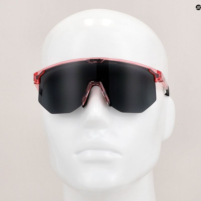 Cyklistické okuliare Bliz Hero Small S3 transparentné ružové/dymové 14