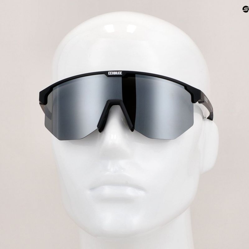 Cyklistické okuliare Bliz Hero S3 matná čierna/smoke silver mirror 13
