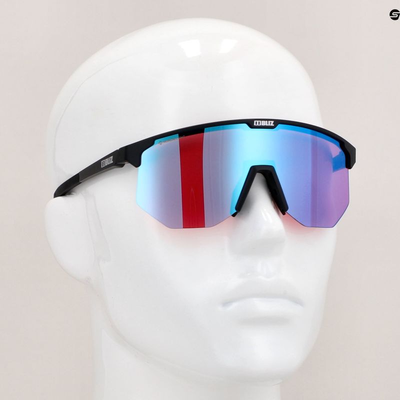 Cyklistické okuliare Bliz Hero Nano Optics Nordic Light S2 matná čierna/svetlá begónia/fialová modrá multi 14