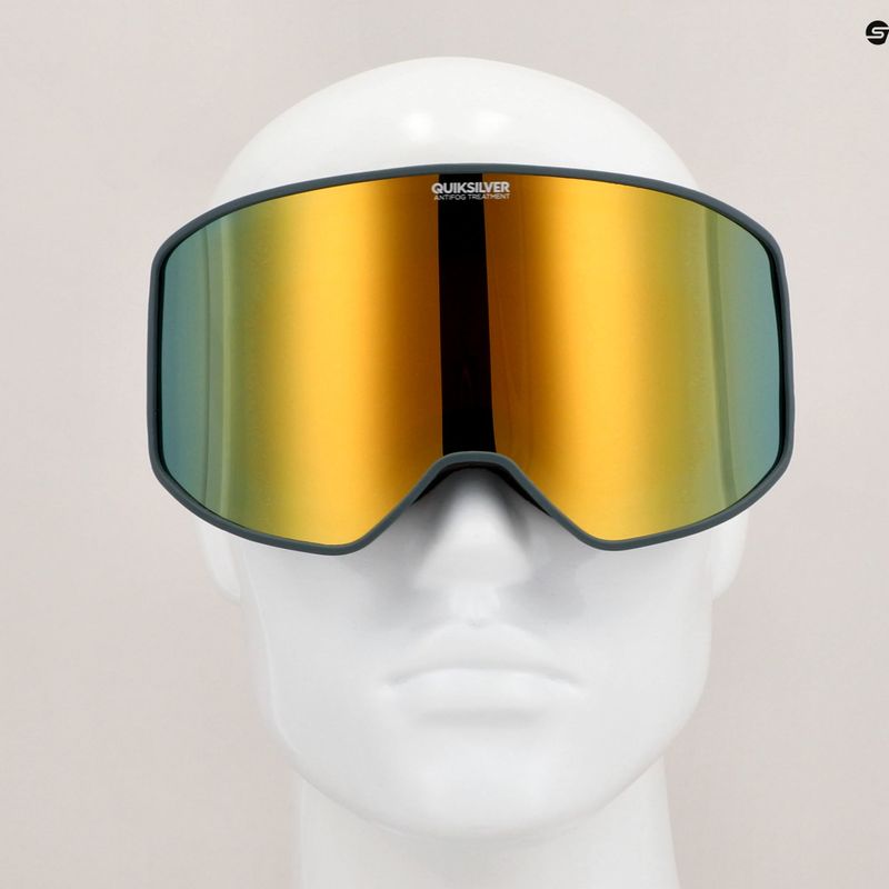 Quiksilver Storm S3 vavrínový veniec / zlaté okuliare na snowboard 3