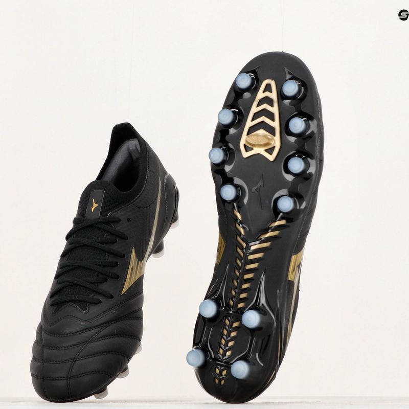 Mizuno Morelia Neo IV Beta Elite MD pánske kopačky black/gold/black 10