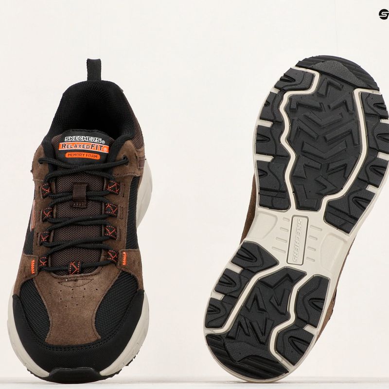 Pánska treková obuv SKECHERS Oak Canyon chocolate/black 14