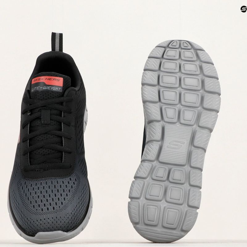 SKECHERS Track Ripkent pánska tréningová obuv black/charcoal 9