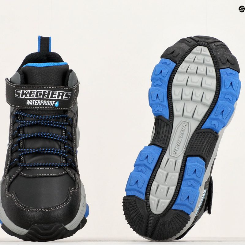Detská treková obuv SKECHERS Drollix Venture Rush black/royal 14